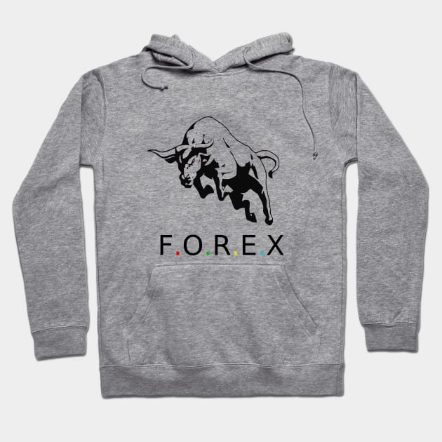 Forex Bulls Hoodie by cypryanus